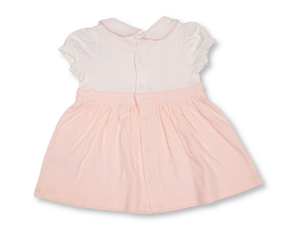 Baby Girls Dress with Floral Embroidery (NB-9m) (PK6) - BIS-2120-6390