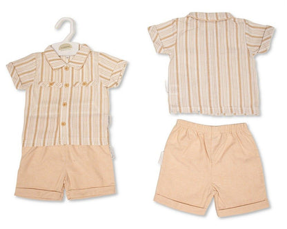 Baby Boys 2 Pieces Shorts Set (NB-9m) (PK6) BIS-2120-6422