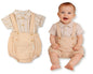 Baby Boys 2 pcs Romper Set with Suspenders (NB-9m) (PK6) BIS-2120-6424