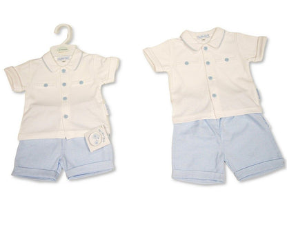 Baby Boys 2 Pieces Shorts Set (NB-9m) (PK6) BIS-2120-6426