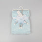 Plush Fleece Blanket + Rattle Blue Star - (PK6) G13041