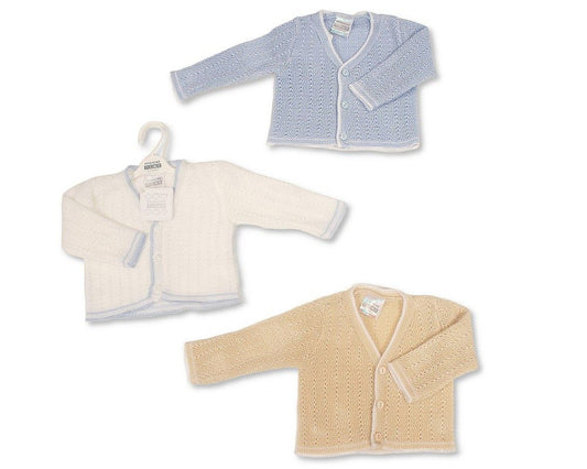 Knitted Baby Boys Cardigan - (PK6) (9-24m) BW-10-1005_24