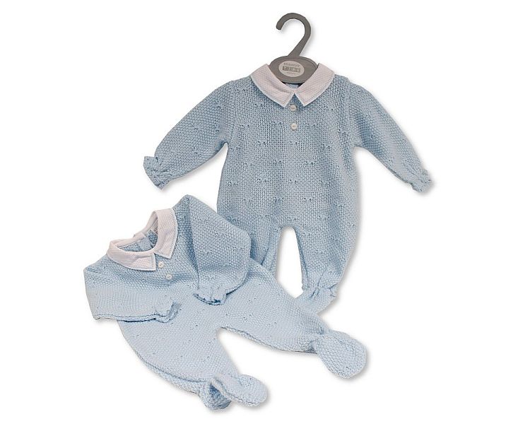 Knitted Baby Boys Long Romper (PK6) BW-10-1202