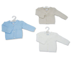 Knitted Baby Boys Cotton Cardigan (PK6) (NB-9m) BW-10-3006