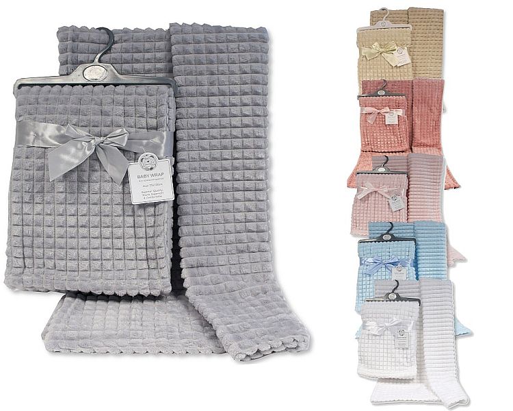 Baby Jacquard Wrap - Squares - Bw-112-1030