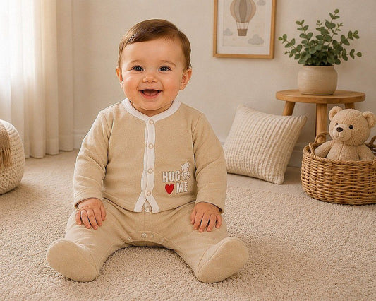 Baby 2 pcs Set - Hug Me  (NB-6m) (PK6) - BW-13-454