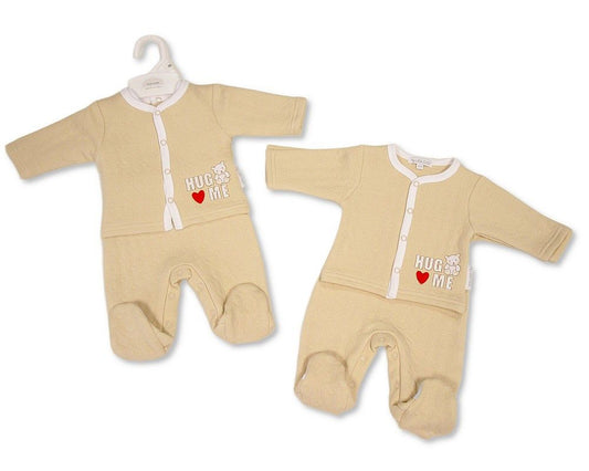 Baby 2 pcs Set - Hug Me  (NB-6m) (PK6) - BW-13-454