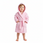Children's Pink Coral Fleece Hooded Robe - 2/6 Years - FBR17-P