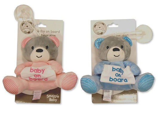 Soft Toy with ' Baby on Board ' Sign (15cm) (PK6) GP-25-0869