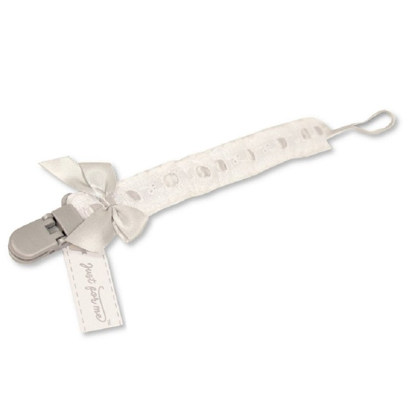 Baby Dummy Clip with Lace Band and Bow (PK6) Gp-25-1124