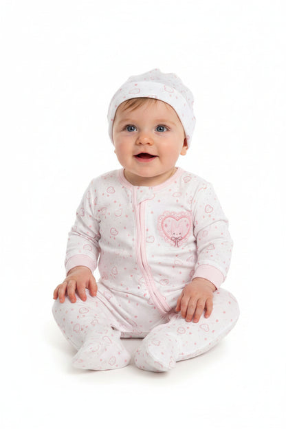 Baby 5 Pieces Gift Set with Paper Gift Bag - Hello Baby Gp-25-1348