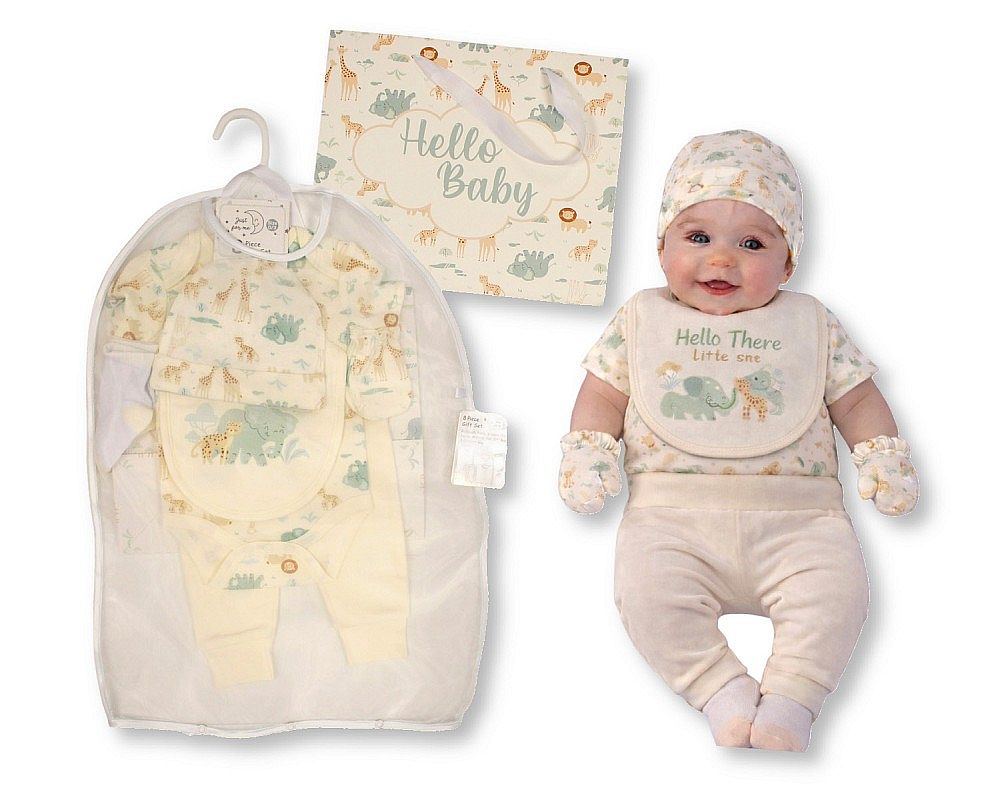 Baby 8 pcs Layette Gift Set - Great Friends (PK6) (0-6m) GP-25-1368