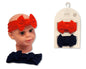 Baby Girls 2 Headbands with Bow Set - Red and Navy (0-6m) (PK6) GP-25-1409