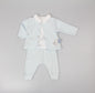 Boys 3pc jacket set elephant rib (0-6 Months) (PK6) E13303
