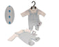 Premature Baby Boys Faux 2 pcs Set with Lace (PK6) (3-8lbs) PB-20-387S
