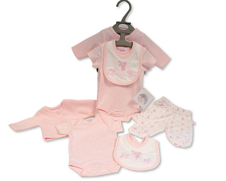 Premature Baby Girls 4 pcs Set - Hug Me (3-8lbs) (PK6) PB-20-604P