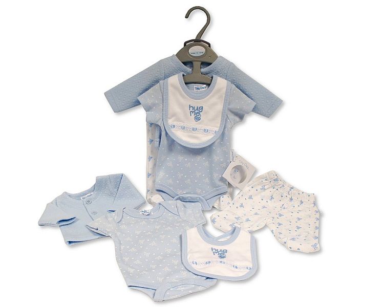 Premature Baby Boys 4 pcs Set - Hug Me (3-8lbs) (PK6) PB-20-604S