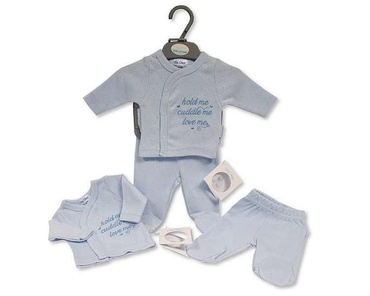 Premature Baby Boys 2 pcs Set - Hold Me (3-8lbs) (PK6) PB-20-607S