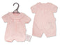 Premature Baby Girls Romper with Bow - Giraffe (3-5 to 5-8Lbs) (PK6) Pb-20-644