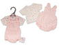 Premature Baby Girls 2 pcs Romper Set - Giraffe (3-5 to 5-8Lbs) (PK6) Pb-20-646