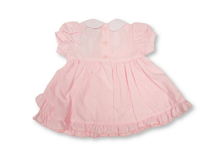 Premature Baby Dress Pink with Ruffles and Bows (3-8 LBS) (PK6) PB-20-718