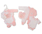 Premature Baby Girls 4 Pieces Set - Elephant (3-8lbs) (PK6)  PB-20-738P