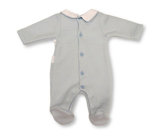 Premature Baby Boys All in One with Smocking - Little Prince (PK6) (NB-6m) PB-20-740