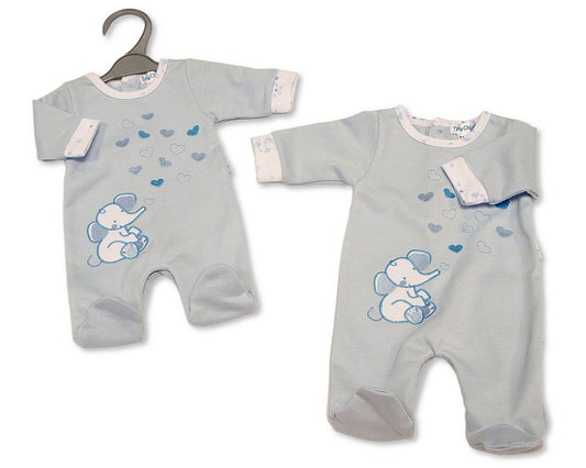 Premature Baby Boys All in One - Elephant (PK6) (NB-6m) PB-20-747