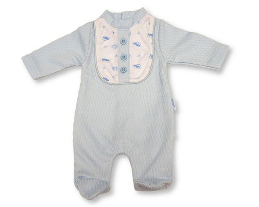 Premature Baby Boys All in One - Car and Teddy (PK6) (3-8lbs) PB-20-748