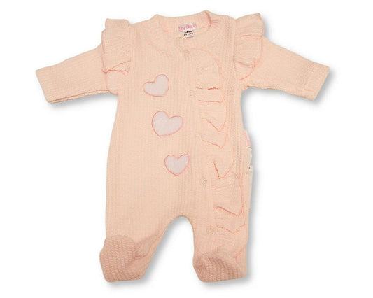 Premature Baby Girls All in One - Hearts (PK6) (NB-6m) PB-20-756