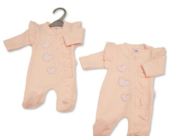 Premature Baby Girls All in One - Hearts (PK6) (NB-6m) PB-20-756