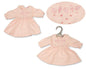 Premature Baby Girls Dress with Bib Front - Leaves and Hearts (PK6) (NB-6m) PB-20-760
