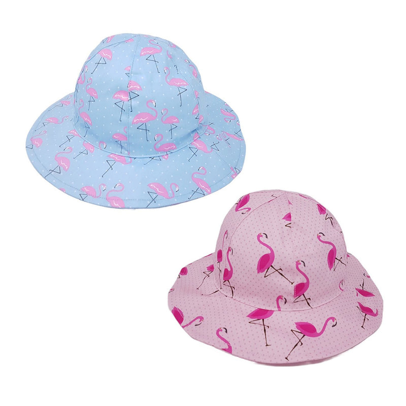 BABY GIRLS FLAMINGO WIDE BRIM CLOCHE (3-12 MONTHS) (PK12) 0355