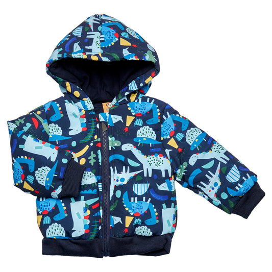 Baby Padded Microfibre Jacket - Dino (6-24) 04JTC9215