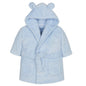 Boys Blue Super Soft Hooded Dressing Gown (0-6 Months)-18C205