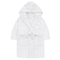 INFANT WHITE HOODED DRESSING GOWN (2-4 YEARS) (PK6) 18C20424