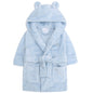 Boys Blue Super Soft Hooded Dressing Gown (PK5) (6-24 Months)-18C205