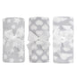 Baby Soft Fleece Roll Blanket - Grey (75X75cm) (PK6) 19C248