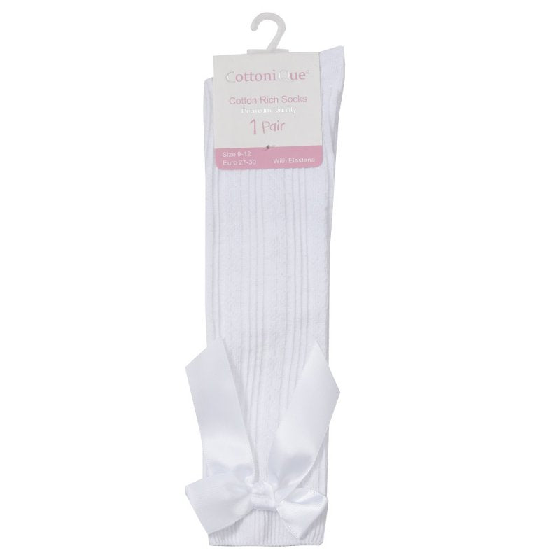 Girls knee high socks (6-3.5) 43B629