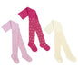 Baby Textured Nylon Tights - 3 Styles - 0-24 Months (45B123) - Kidswholesale.co.uk