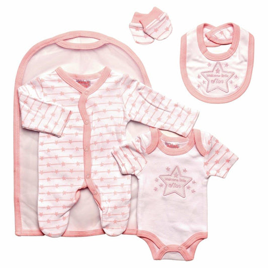Premature Baby Boys/Girls 4 Pcs Set - Welcome Little Star (3-5 to 5-8Lbs) (PK12) 45JTC9735