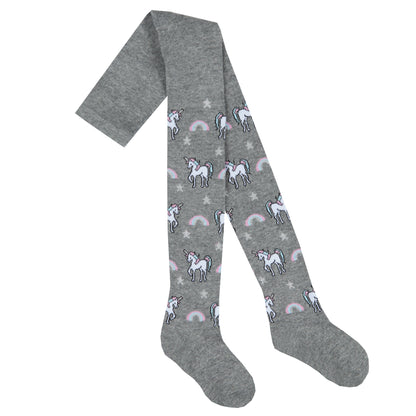 i2i Girls Cotton Rich Design Tights 2-8 Years (46B382) - Kidswholesale.co.uk