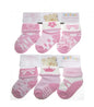 SOFT TOUCH BABY GIRLS SOCKS - 3 PACK