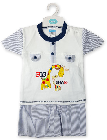 Baby boys Cotton Short set (7123)Unit Price £3.45