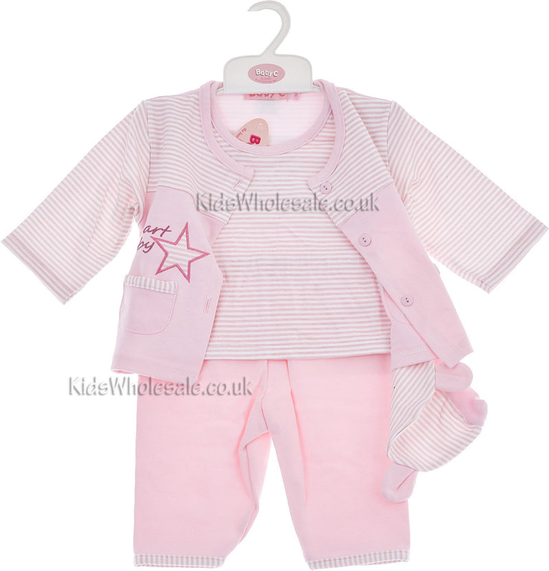 Baby Girls & Boys 4 Piece Winter Out Fit (7143) - Kidswholesale.co.uk