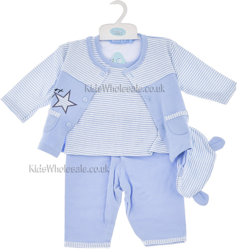 Baby Girls & Boys 4 Piece Winter Out Fit (7143) - Kidswholesale.co.uk