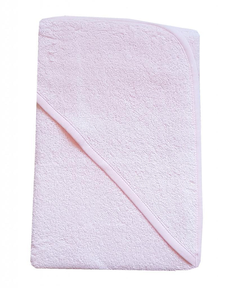 Plain Pink Hooded Bathrobe (70x70cm) 1358 - Kidswholesale.co.uk