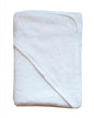 Plain White Hooded Bathrobe (70x70cm) 1358 - Kidswholesale.co.uk