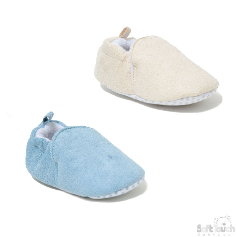 BOYS SUEDE SLIPPER SHOES: (B1161)