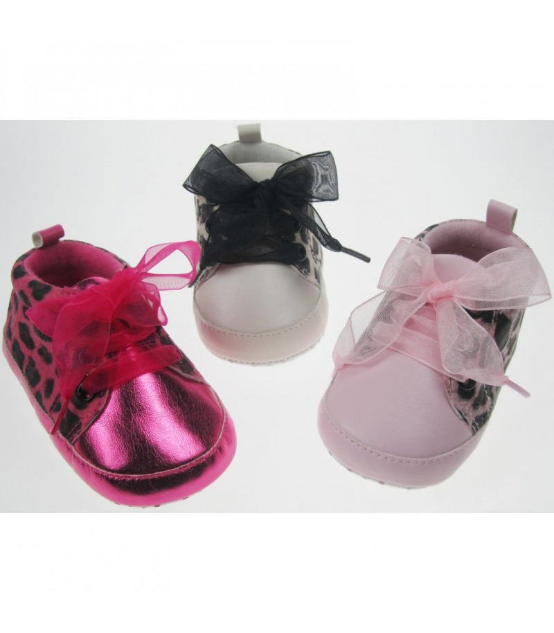 INFANT SHOES-GIRLS ANIMAL PRINT